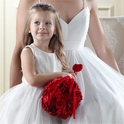 Pure at Heart Flower Girl Arrangement – WARD'S FLORIST AND GREENHOUSE, Beverly MA